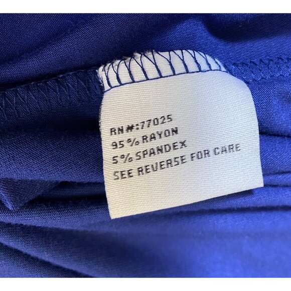 Liz Lange Purple Dress Gold Ring Detail Short Sleeve Plus Size 3X Boho Cocktail - Picture 6 of 6